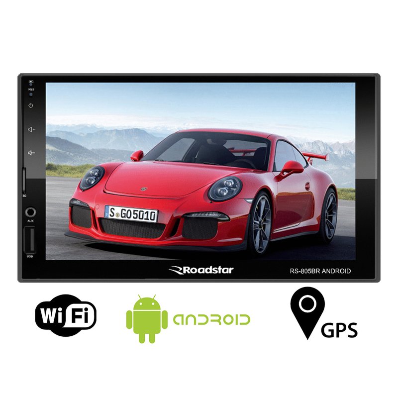 multimidia 2 din mp5 7 android rs805br roadstar