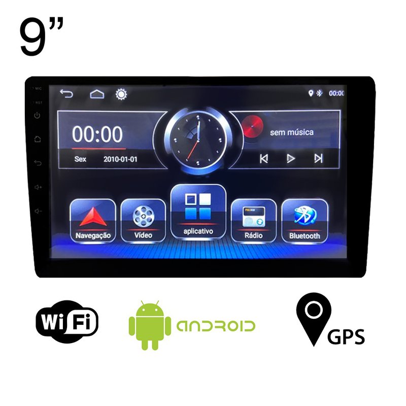 multimidia 2 din mp5 7 android rs905br roadstar